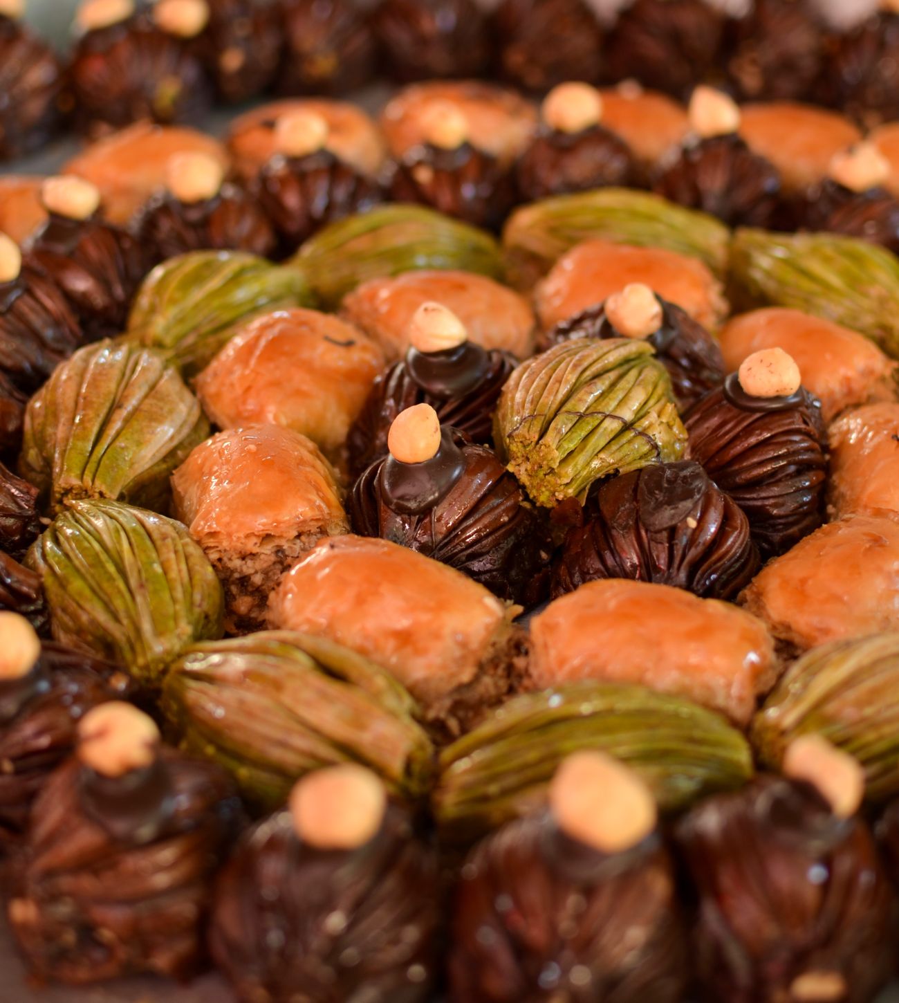 Luxury baklava & chocolate sweets